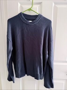 Market Spruce Navy Crewneck Sweater